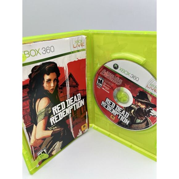 Red Dead Redemption (Microsoft Xbox 360, 2010) CIB complete Xbox + MAP - Picture 6 of 9